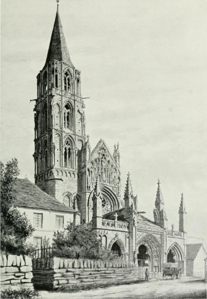 An illustration from Gothic architecture in France, England, and Italy, 1915, leaf 147