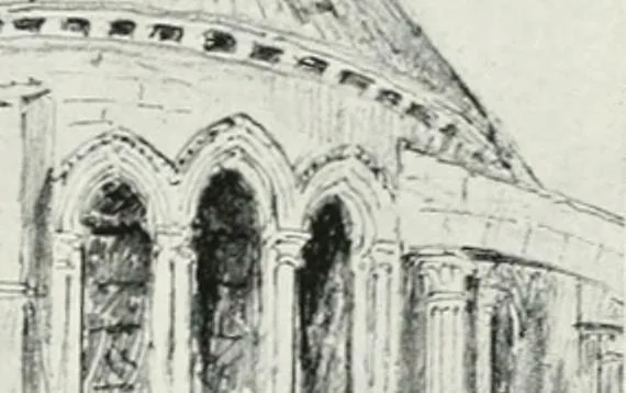 An illustration from Gothic architecture in France, England, and Italy, 1915, leaf 151