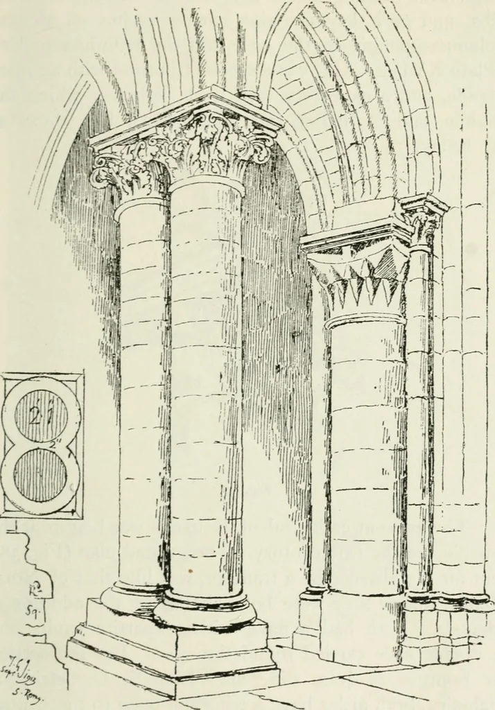 An illustration from Gothic architecture in France, England, and Italy, 1915, leaf 155