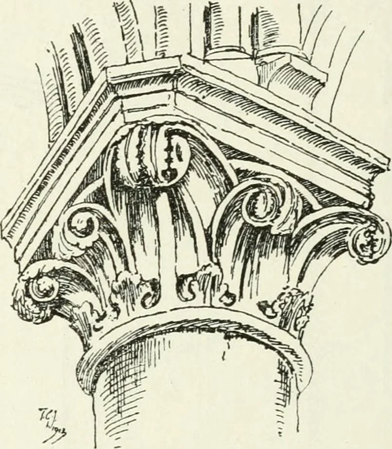 An illustration from Gothic architecture in France, England, and Italy, 1915, leaf 156