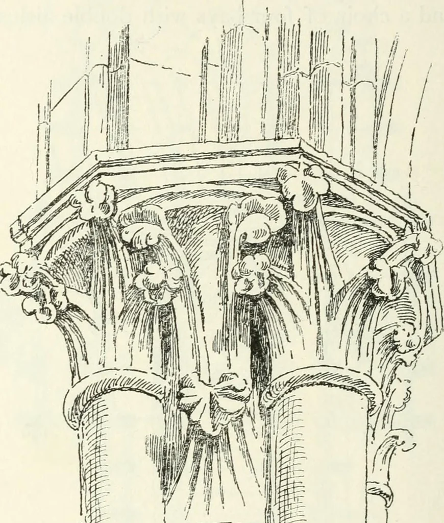 An illustration from Gothic architecture in France, England, and Italy, 1915, leaf 186