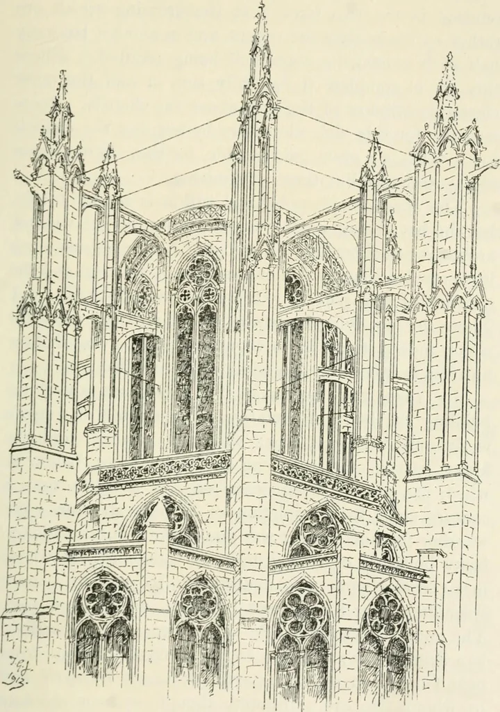 An illustration from Gothic architecture in France, England, and Italy, 1915, leaf 209