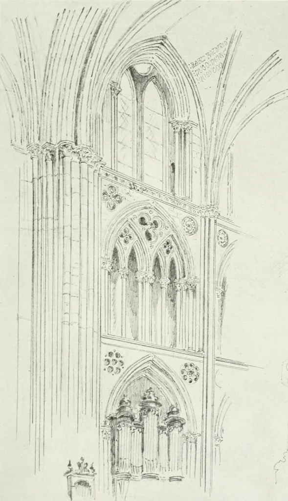 An illustration from Gothic architecture in France, England, and Italy, 1915, leaf 219