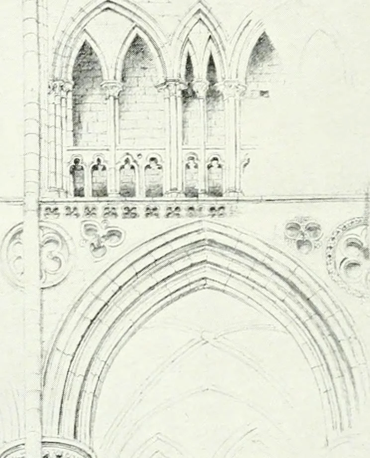 An illustration from Gothic architecture in France, England, and Italy, 1915, leaf 232