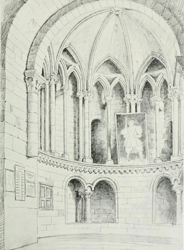 An illustration from Gothic architecture in France, England, and Italy, 1915, leaf 235