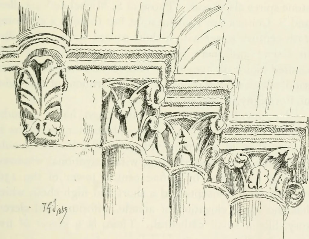 An illustration from Gothic architecture in France, England, and Italy, 1915, leaf 237