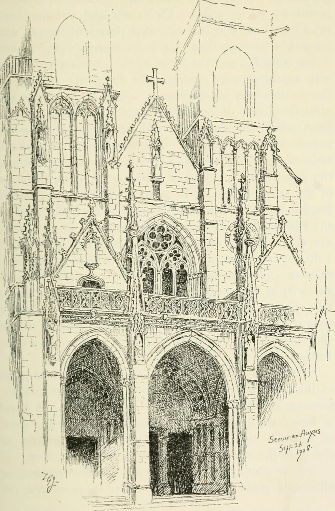 An illustration from Gothic architecture in France, England, and Italy, 1915, leaf 253