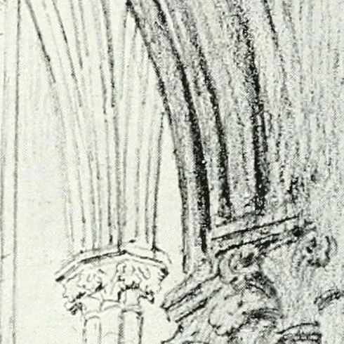 An illustration from Gothic architecture in France, England, and Italy, 1915, leaf 310