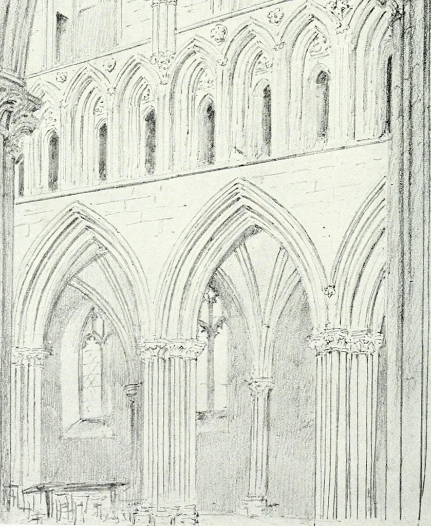 An illustration from Gothic architecture in France, England, and Italy, 1915, leaf 310