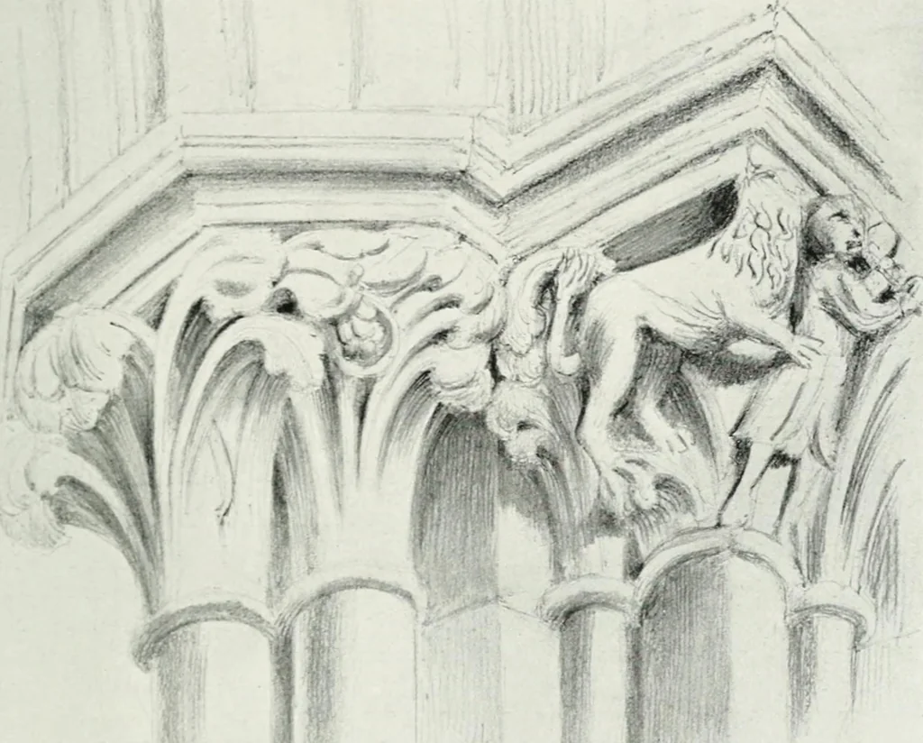An illustration from Gothic architecture in France, England, and Italy, 1915, leaf 313