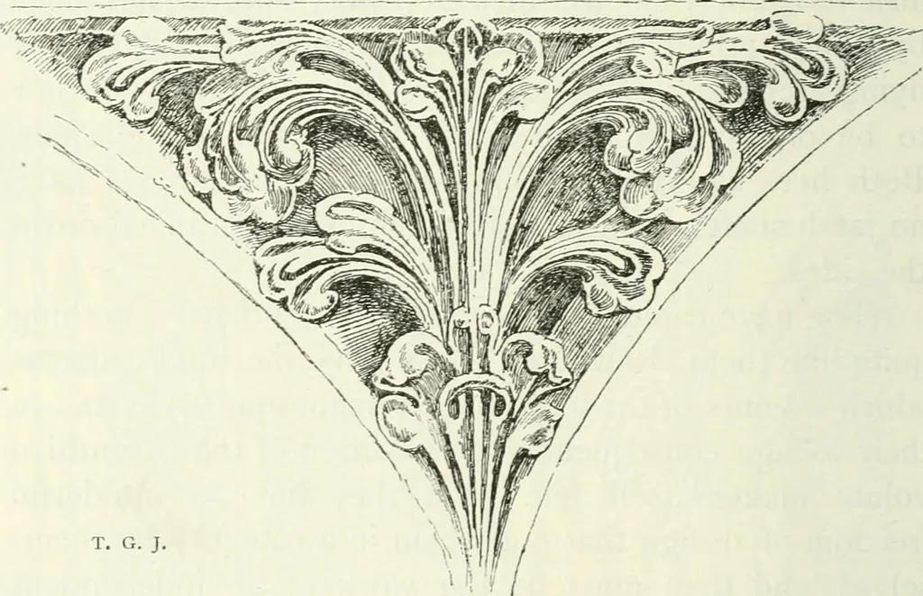 An illustration from Gothic architecture in France, England, and Italy, 1915, leaf 318