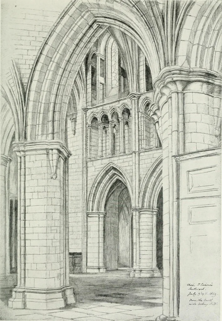 An illustration from Gothic architecture in France, England, and Italy, 1915, leaf 373