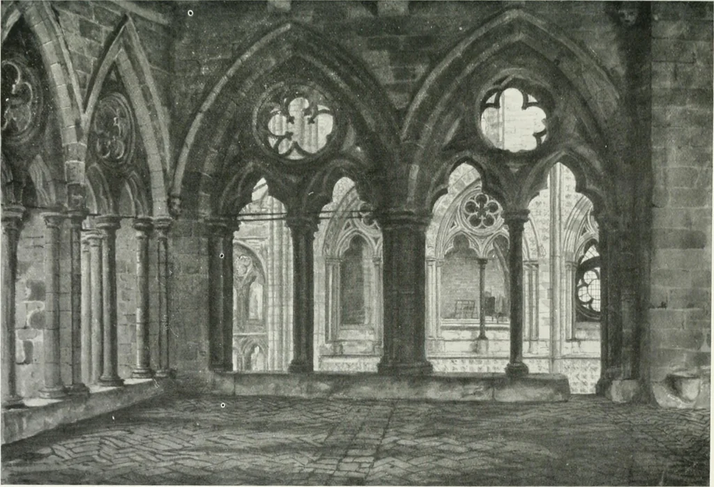 An illustration from Gothic architecture in France, England, and Italy, 1915, leaf 437
