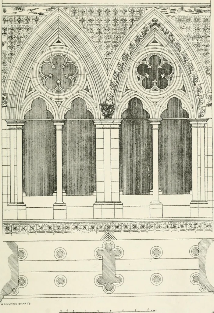 An illustration from Gothic architecture in France, England, and Italy, 1915, leaf 441