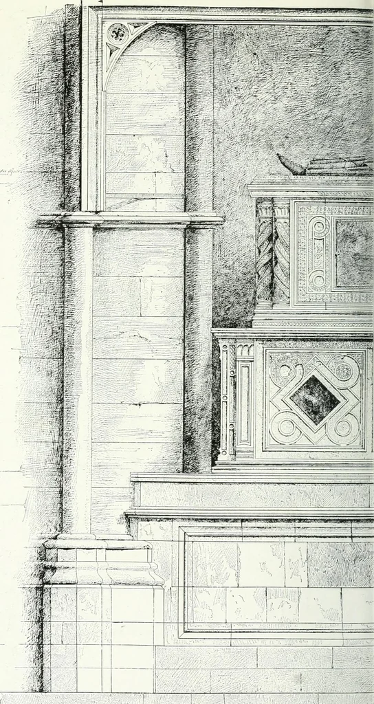 An illustration from Gothic architecture in France, England, and Italy, 1915, leaf 448