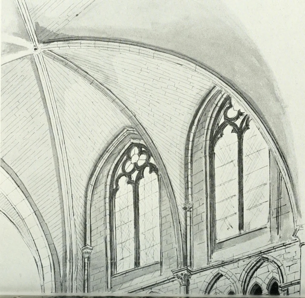 An illustration from Gothic architecture in France, England, and Italy, 1915, leaf 66