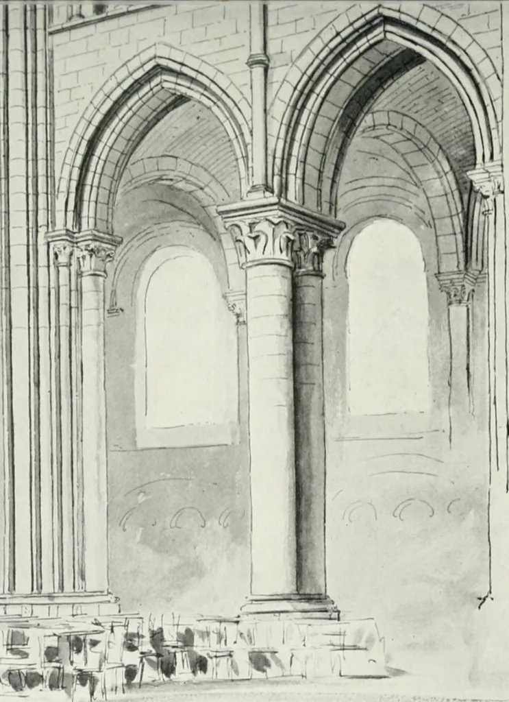An illustration from Gothic architecture in France, England, and Italy, 1915, leaf 67