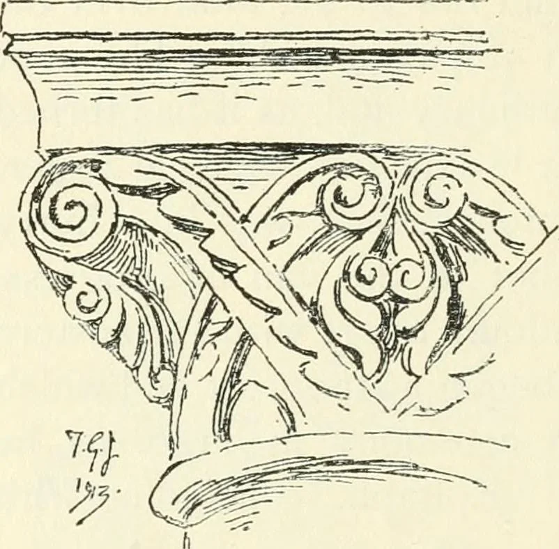 An illustration from Gothic architecture in France, England, and Italy, 1915, leaf 92