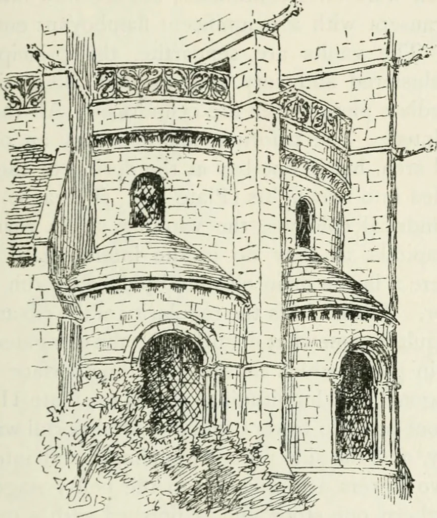 An illustration from Gothic architecture in France, England, and Italy, 1915, leaf 99