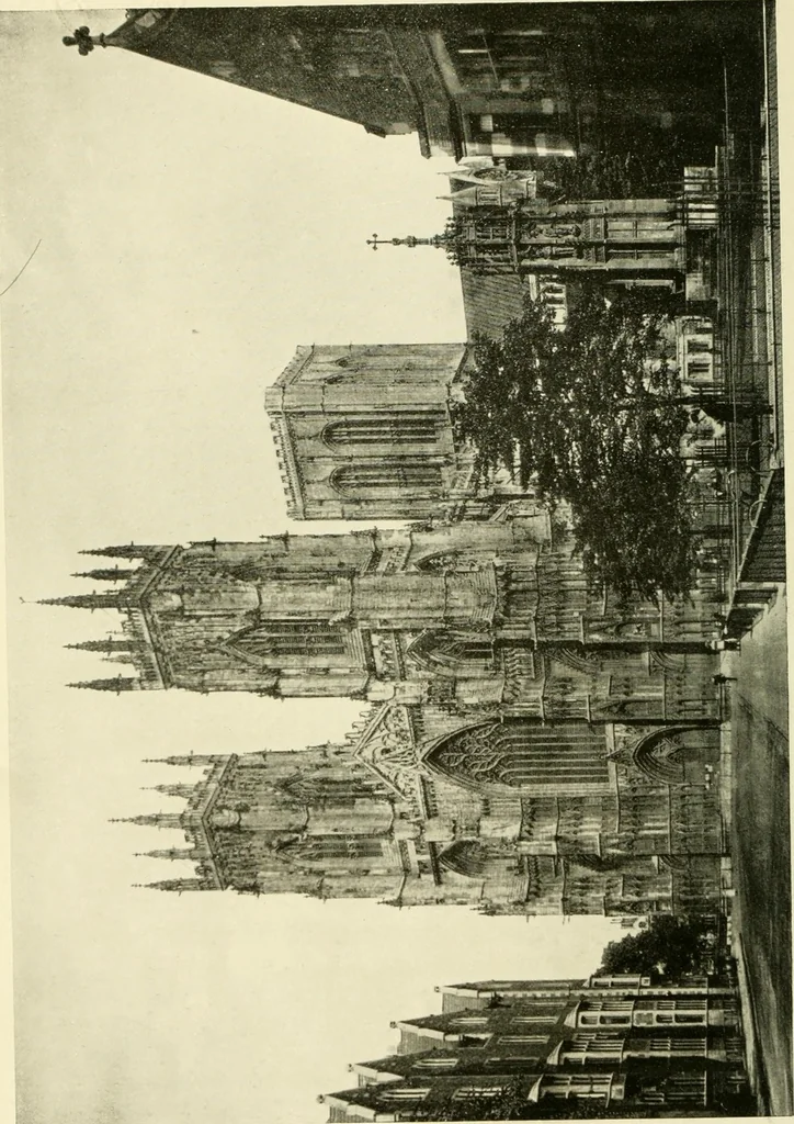 An illustration from Gothic architecture in France, England, and Italy, 1915, leaf 104