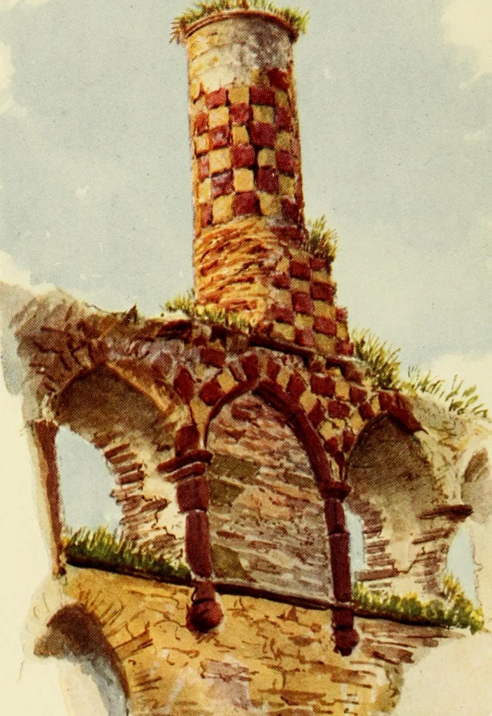 An illustration from Gothic architecture in France, England, and Italy, 1915, leaf 114