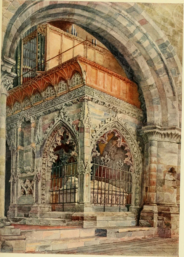 An illustration from Gothic architecture in France, England, and Italy, 1915, leaf 117
