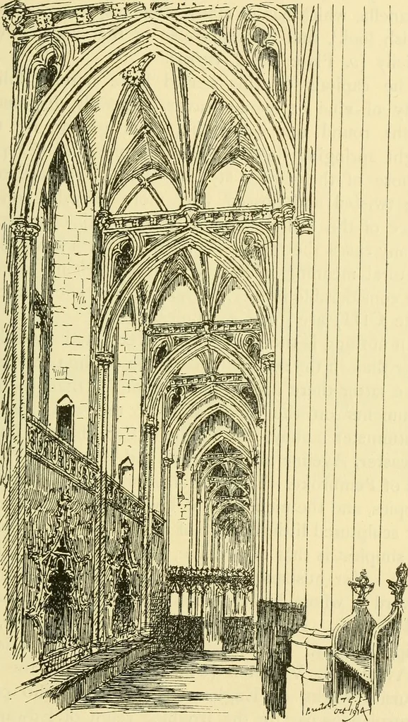 An illustration from Gothic architecture in France, England, and Italy, 1915, leaf 127