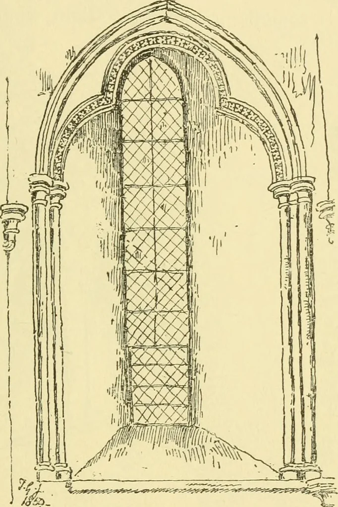 An illustration from Gothic architecture in France, England, and Italy, 1915, leaf 13