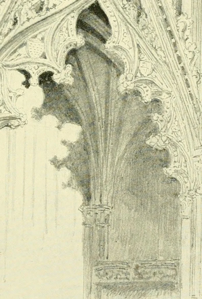 An illustration from Gothic architecture in France, England, and Italy, 1915, leaf 133