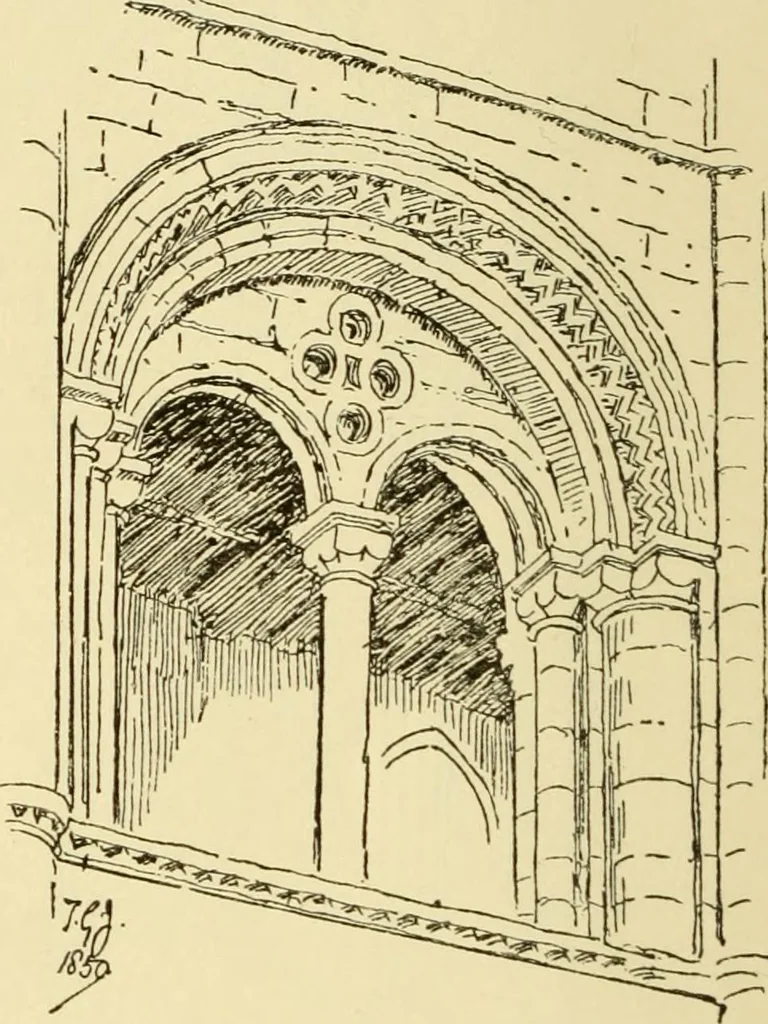 An illustration from Gothic architecture in France, England, and Italy, 1915, leaf 14