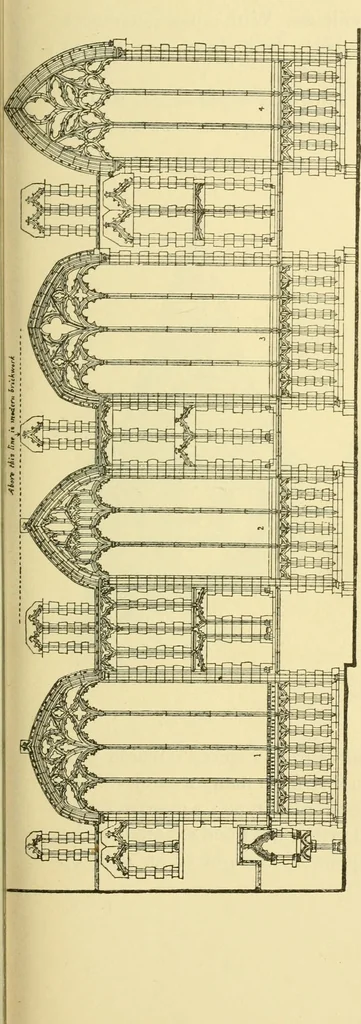 An illustration from Gothic architecture in France, England, and Italy, 1915, leaf 141