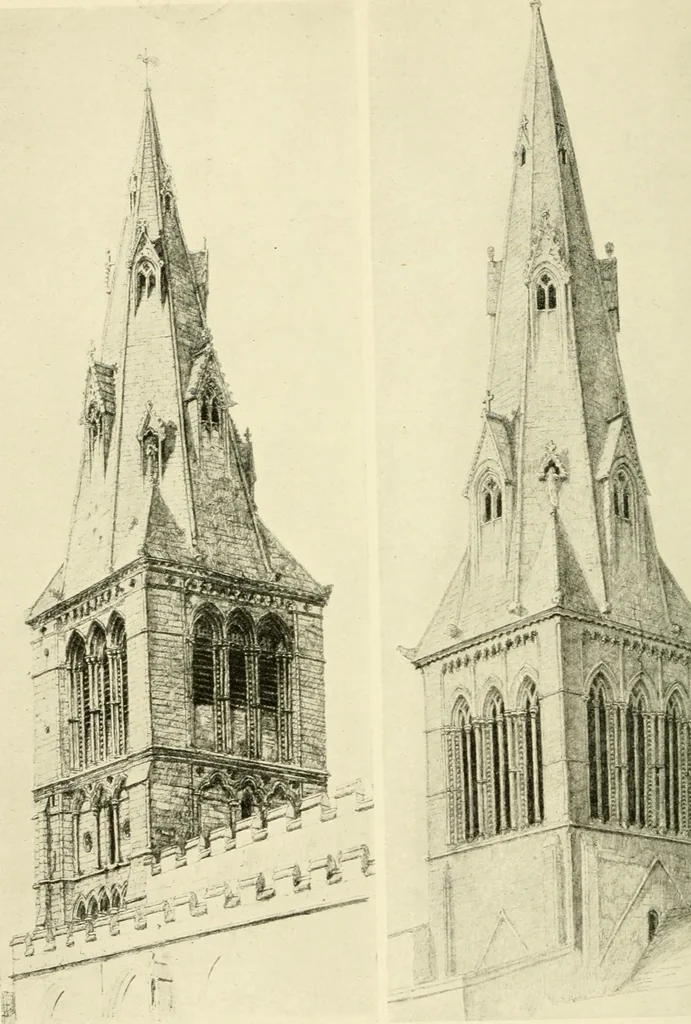 An illustration from Gothic architecture in France, England, and Italy, 1915, leaf 144