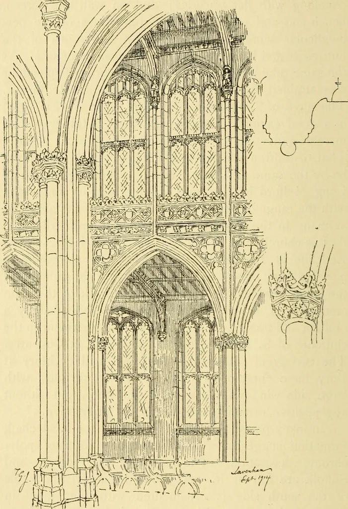 An illustration from Gothic architecture in France, England, and Italy, 1915, leaf 196