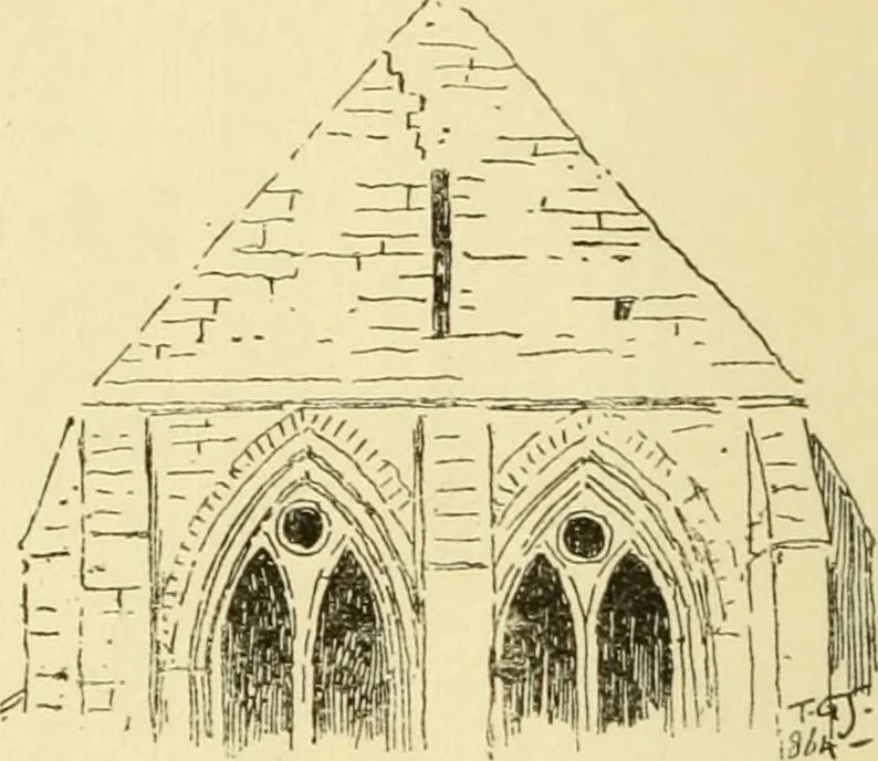 An illustration from Gothic architecture in France, England, and Italy, 1915, leaf 20