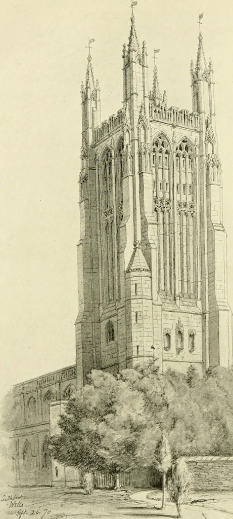 An illustration from Gothic architecture in France, England, and Italy, 1915, leaf 214