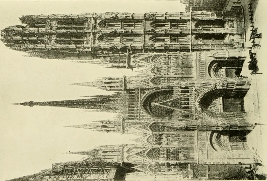 An illustration from Gothic architecture in France, England, and Italy, 1915, leaf 234