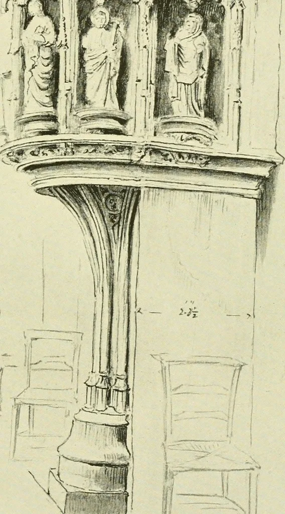 An illustration from Gothic architecture in France, England, and Italy, 1915, leaf 239