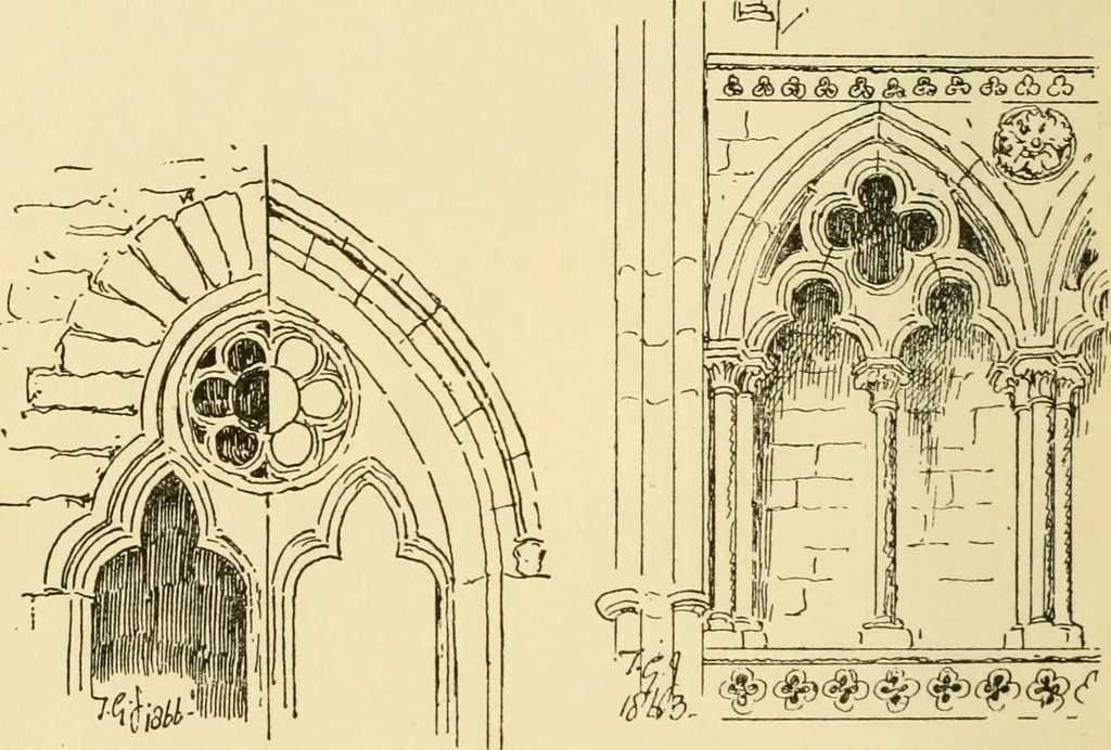An illustration from Gothic architecture in France, England, and Italy, 1915, leaf 24