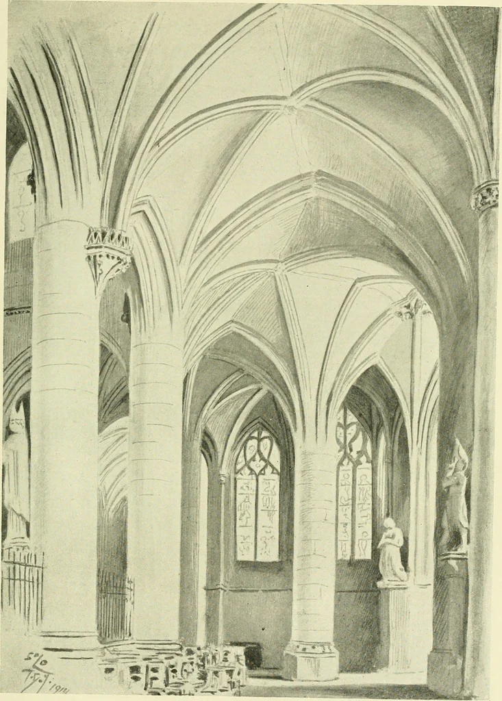 An illustration from Gothic architecture in France, England, and Italy, 1915, leaf 247