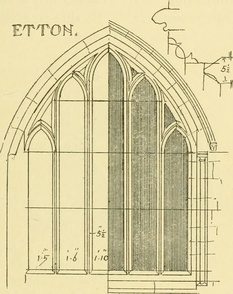 An illustration from Gothic architecture in France, England, and Italy, 1915, leaf 25