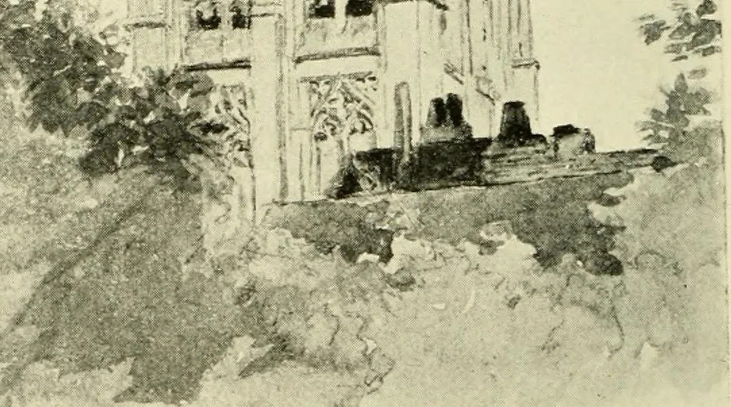 An illustration from Gothic architecture in France, England, and Italy, 1915, leaf 262