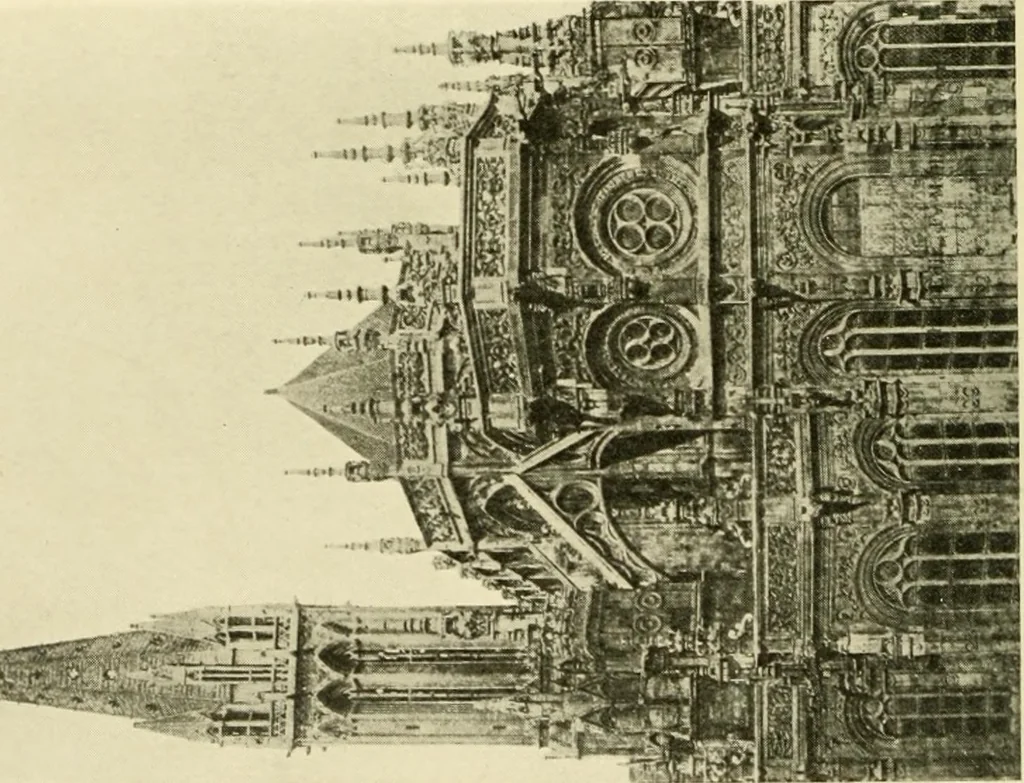 An illustration from Gothic architecture in France, England, and Italy, 1915, leaf 284