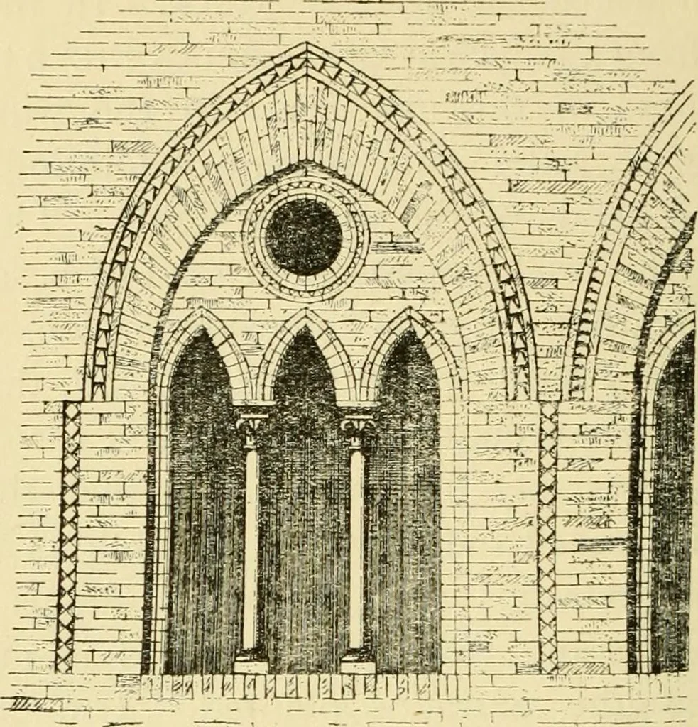 An illustration from Gothic architecture in France, England, and Italy, 1915, leaf 314