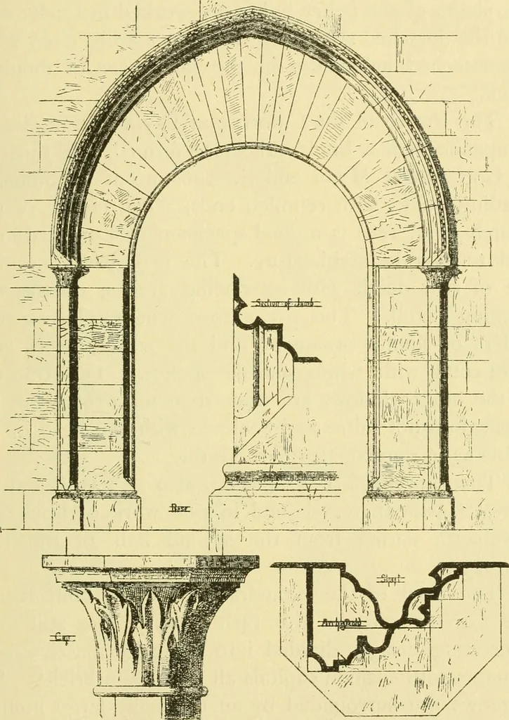 An illustration from Gothic architecture in France, England, and Italy, 1915, leaf 315