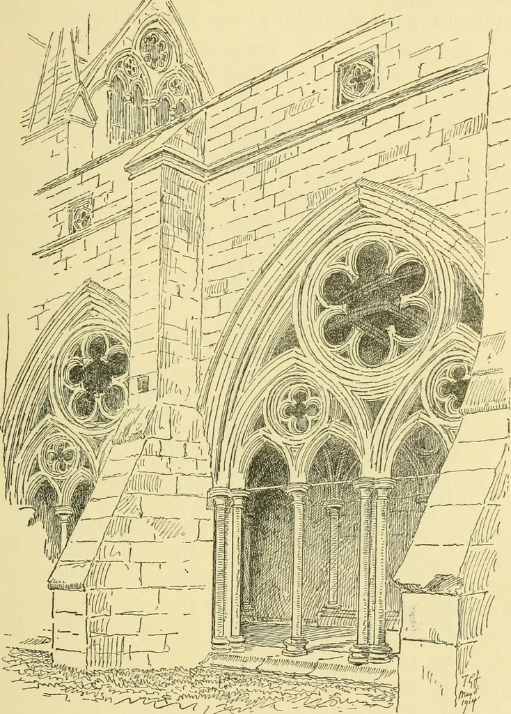 An illustration from Gothic architecture in France, England, and Italy, 1915, leaf 35
