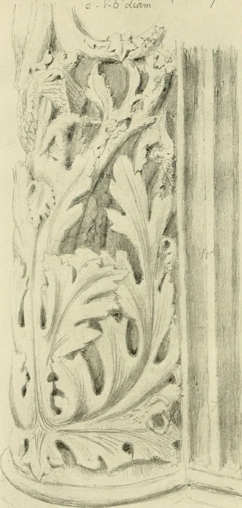 An illustration from Gothic architecture in France, England, and Italy, 1915, leaf 350