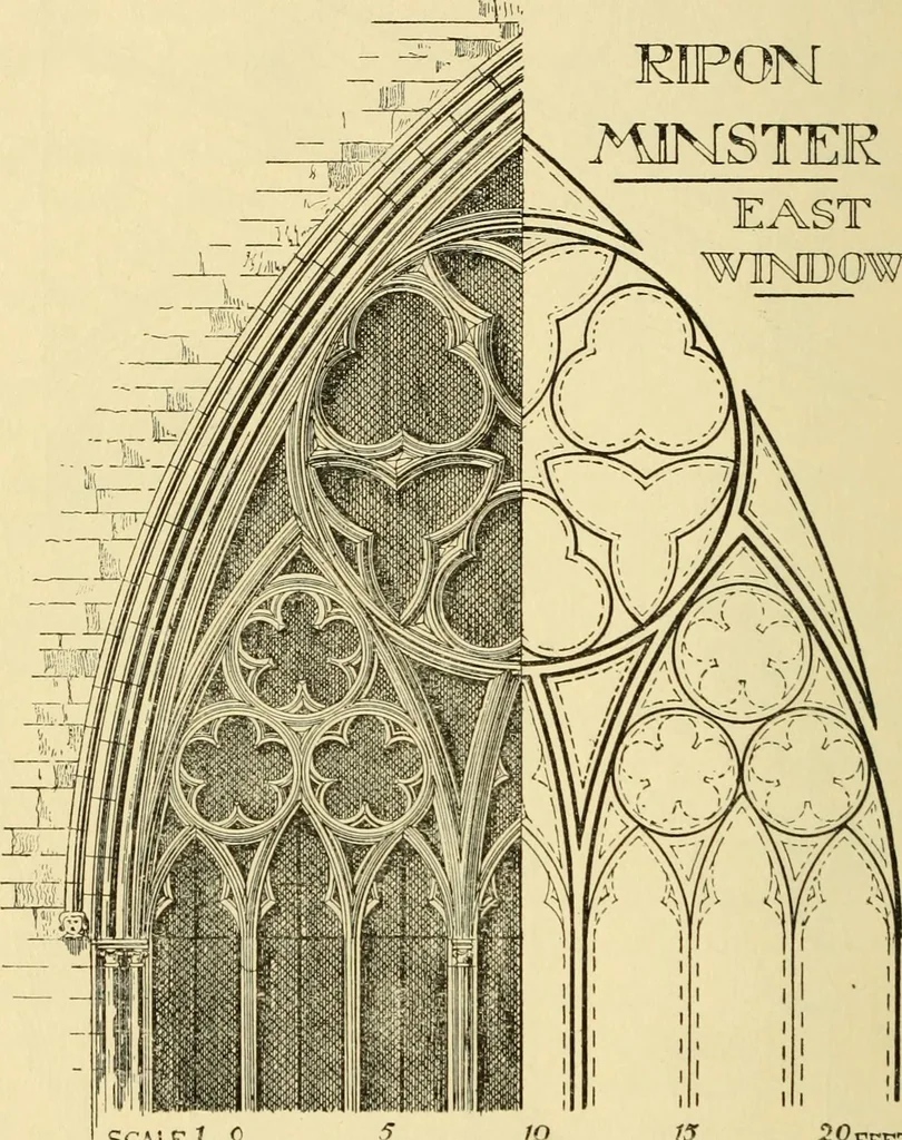 An illustration from Gothic architecture in France, England, and Italy, 1915, leaf 36