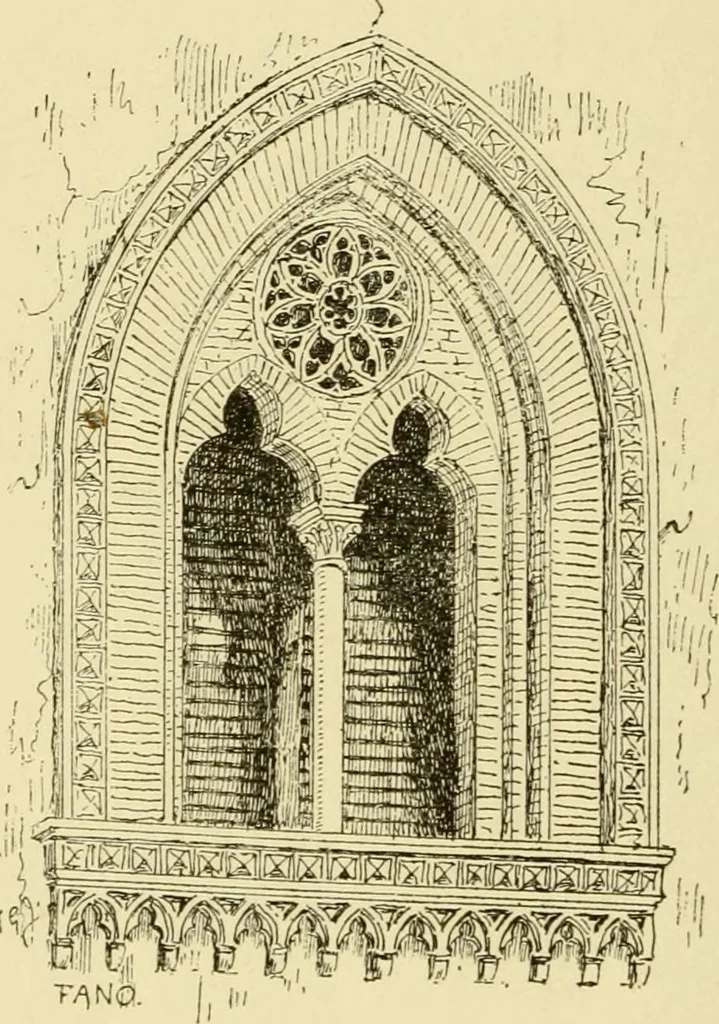 An illustration from Gothic architecture in France, England, and Italy, 1915, leaf 364