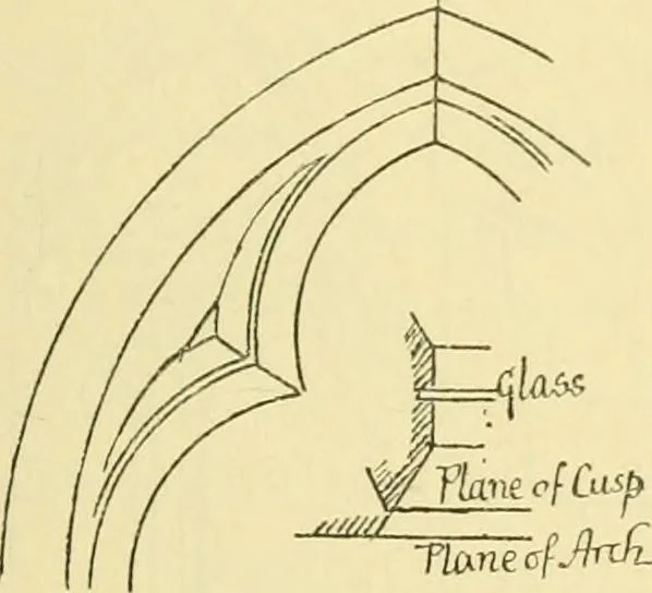 An illustration from Gothic architecture in France, England, and Italy, 1915, leaf 39