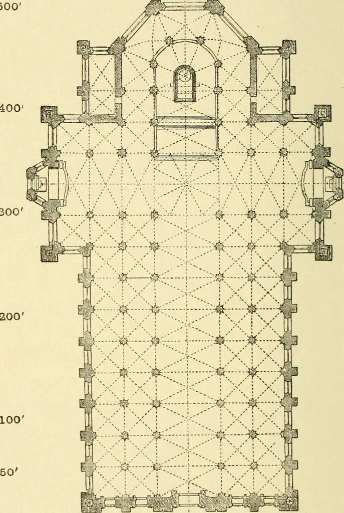 An illustration from Gothic architecture in France, England, and Italy, 1915, leaf 394